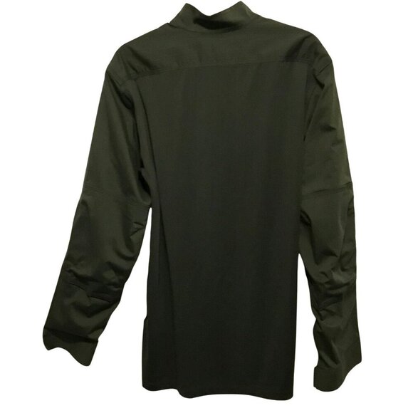 5.11 Tactical Softshell Quarter Zip Military Jacket Size Medium Army Green - Picture 9 of 14